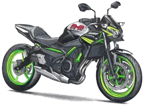 Motorrad-Kawasaki-Klasse-A